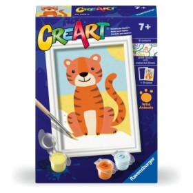 CreArt pictura pe numere pentru copii tigru salbatic